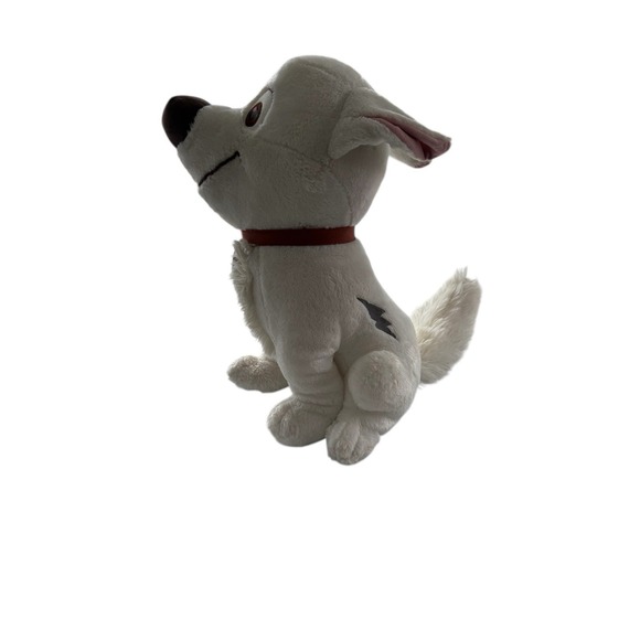 Jumbo Disney Bolt SIT Dog 30" Rare Vintage Retired Embroidered Eye Pink Stiching - Picture 3 of 8